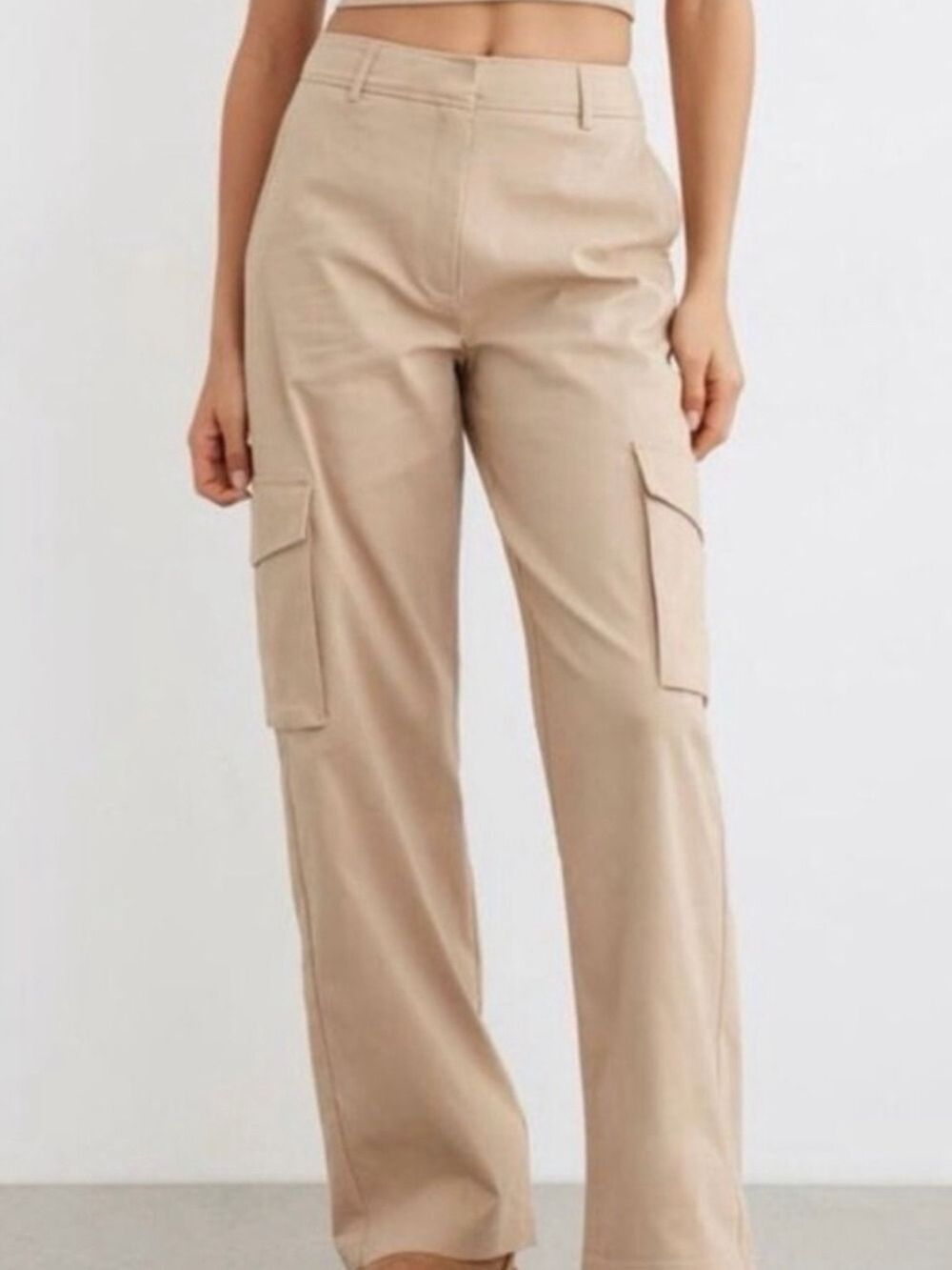Dynamite Ladies Cargo Pants - Tan
